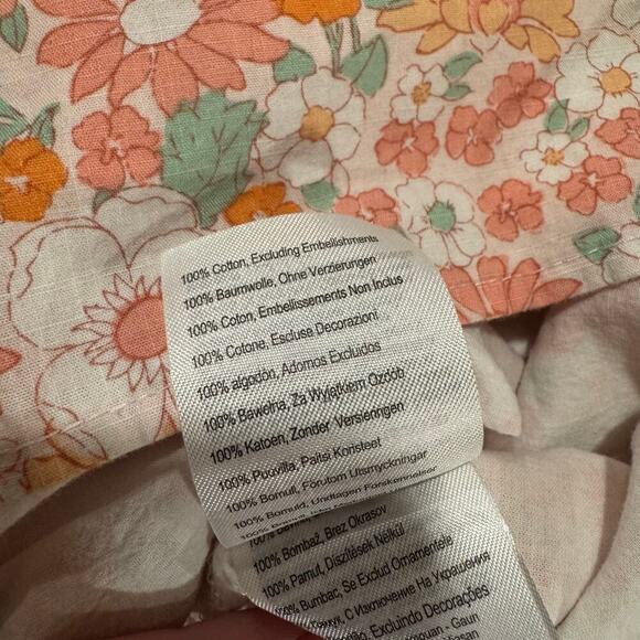 Cotton On Toddler Girl 3T Floral Dress 100% Cotton - Picture 3 of 5